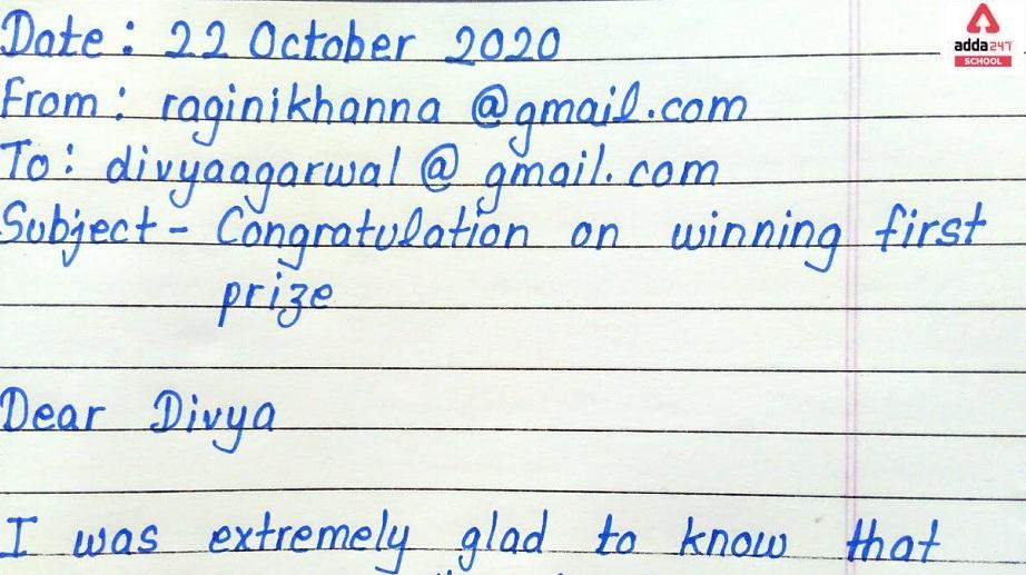 Email Writing Format & Examples for Students of Class 10, 12_30.1