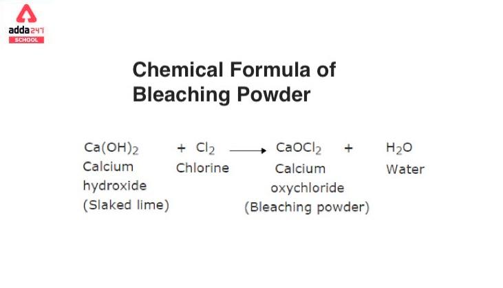 Bleaching Powder Formula- CaoCl2 Chemical Name_30.1