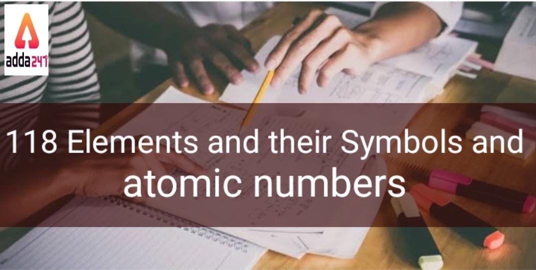 118 Elements and Their symbols and Atomic Number and Mass Number_30.1