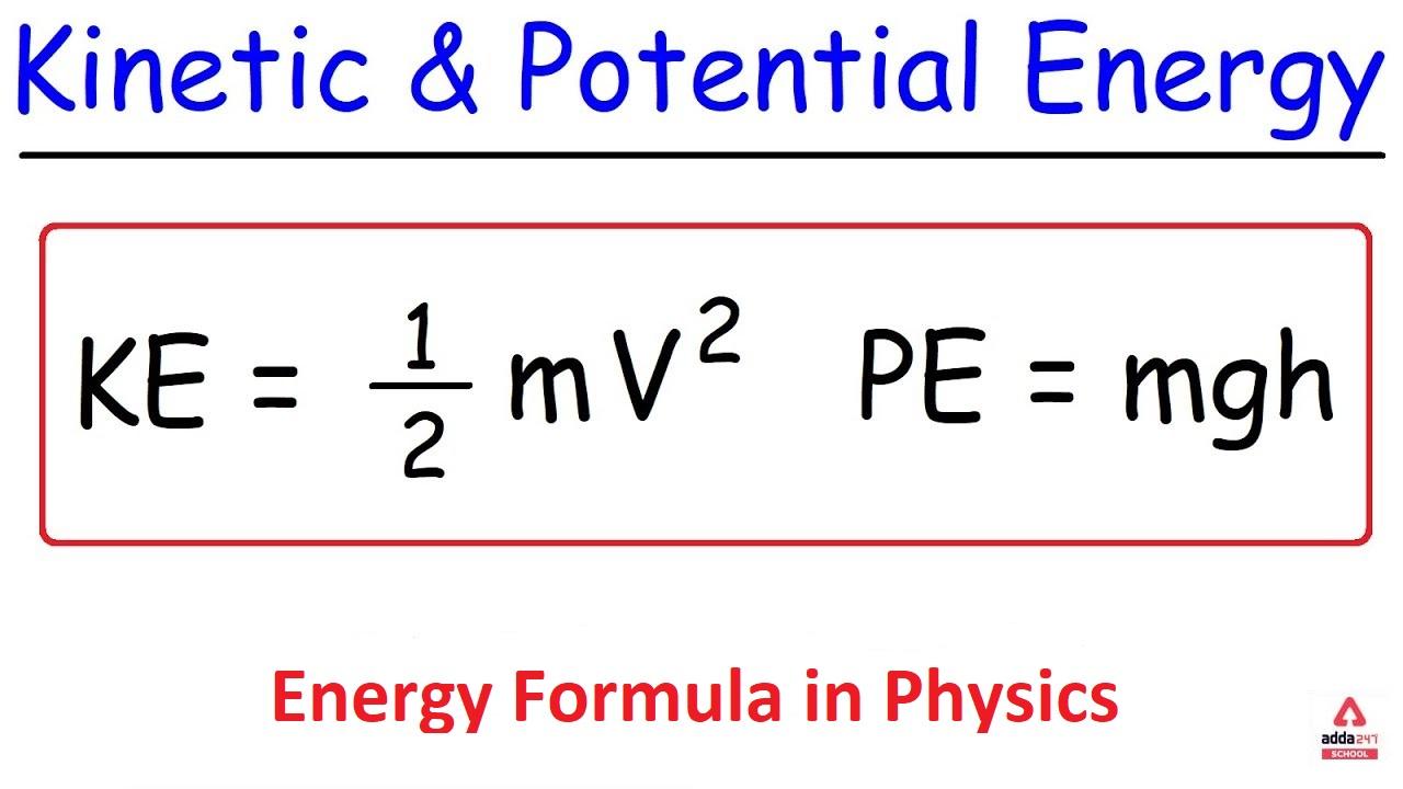 physical science formulas
