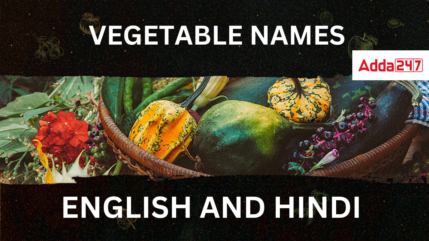 100 Vegetables Name In English And Hindi Download Name Chart PDF