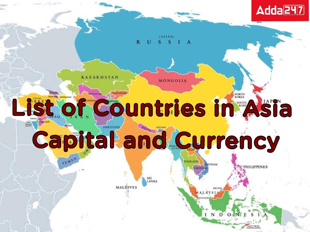 Asian Countries List