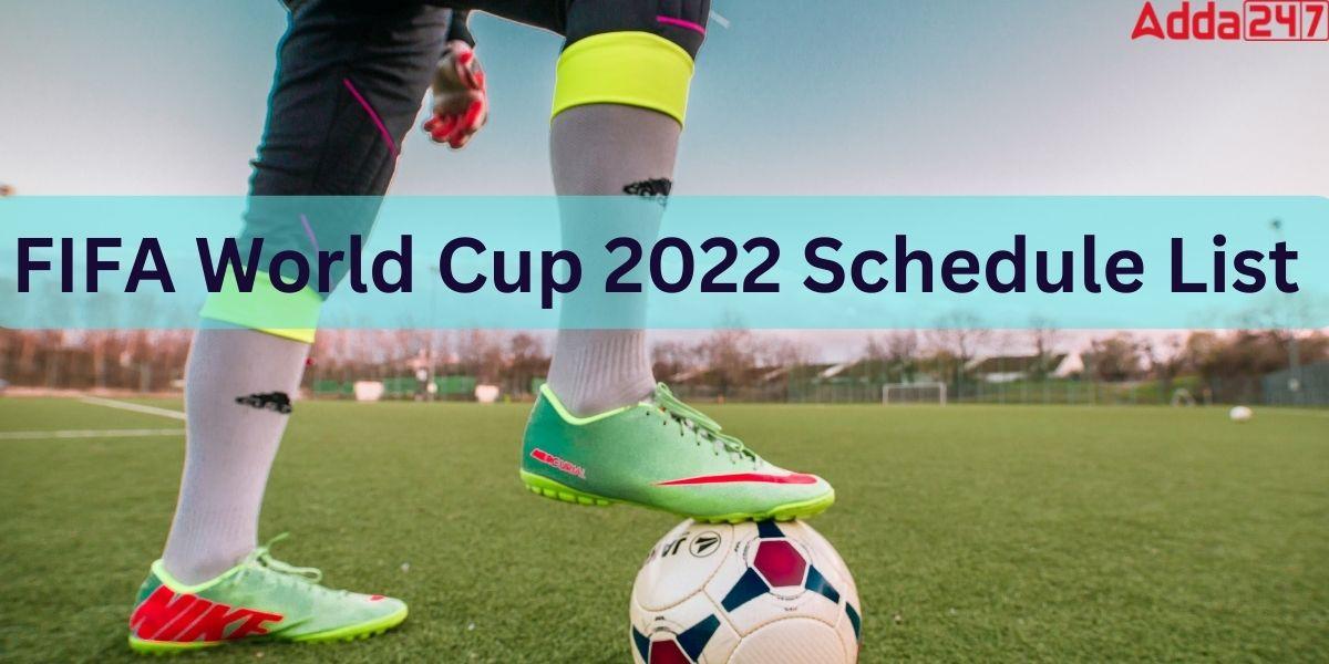 Fifa World Cup Schedule 2022 Board Template