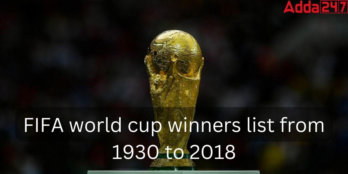 FIFA World Cup Winners List 2022 Result from 1930 to 2018, PDF_30.1