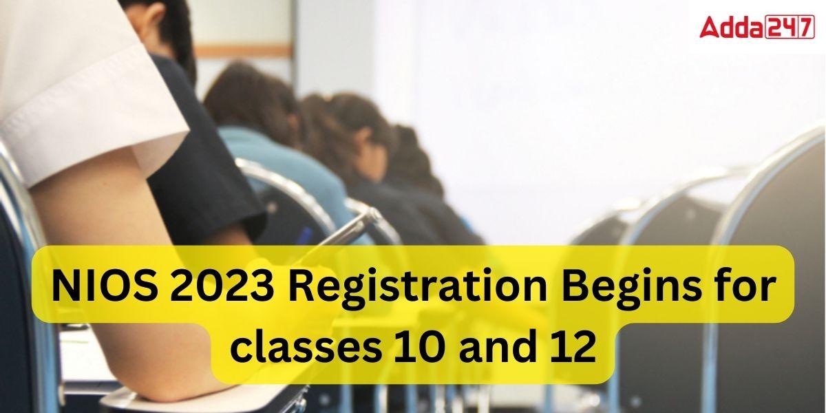 NIOS 2023- Registration, Student Login ,Admission Fee, Link_30.1