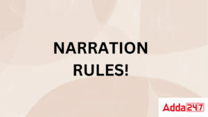 NARRATION RULES!