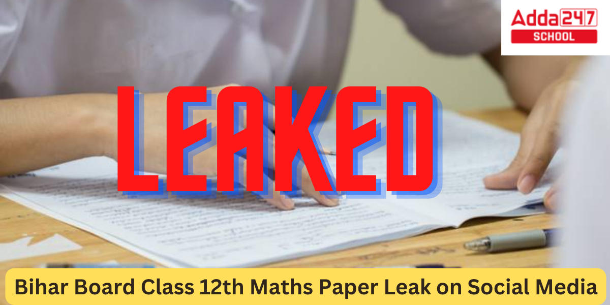 Bihar Board Question Leak 2023, BSEB 12th Math Exam Paper Leak_30.1