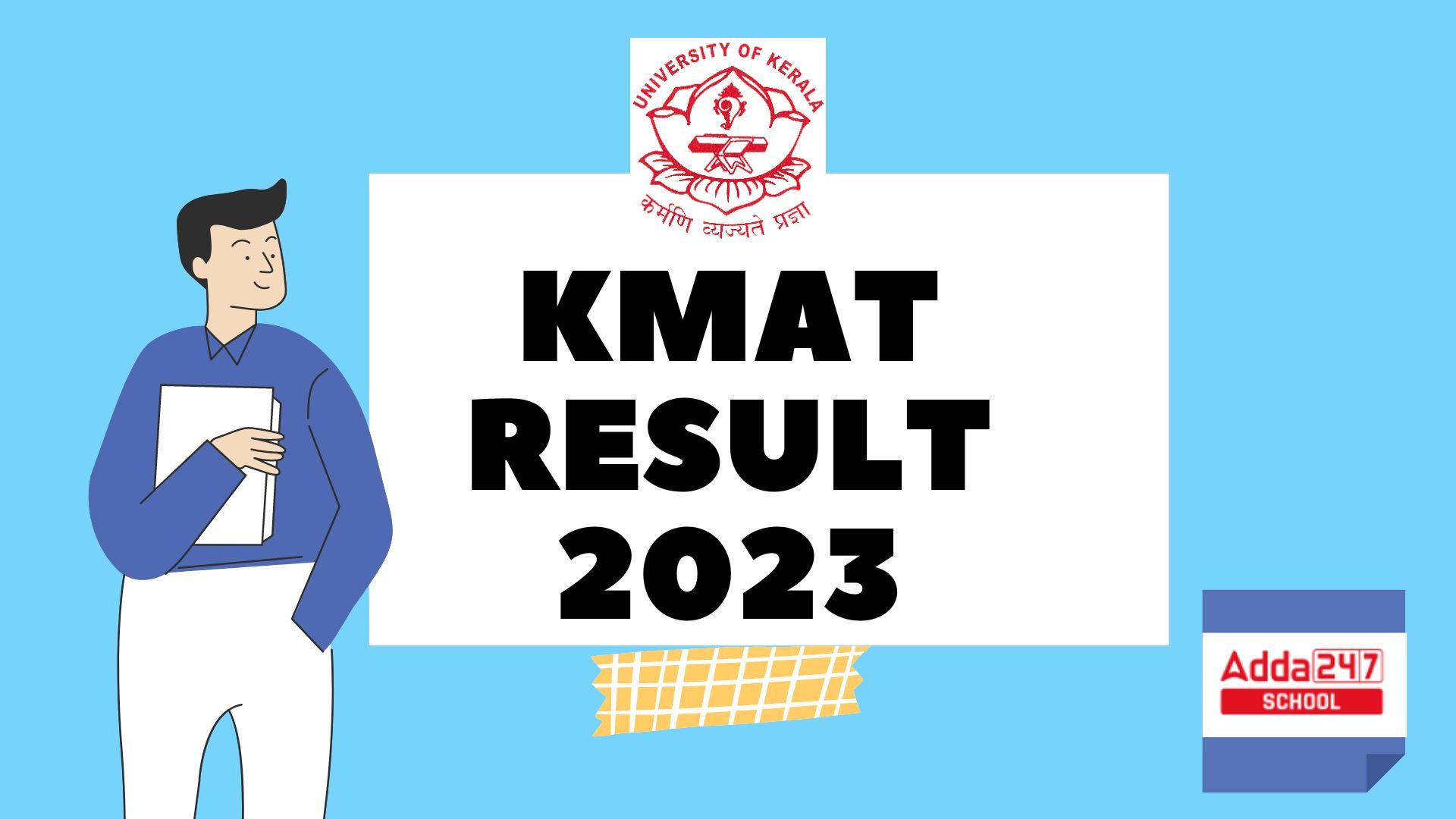 KMAT Result 2023 Date, Download link, Kerala Scorecard_30.1