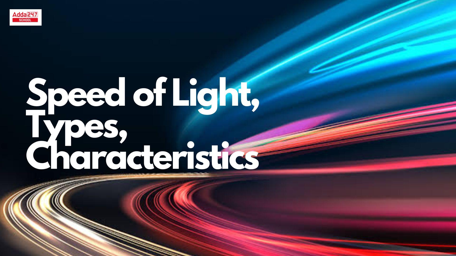 Speed of Light, Types, Characteristics, How to measure?_30.1