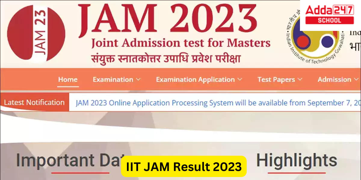 IIT JAM Result 2023 Released @jam.iitg.ac.in_30.1