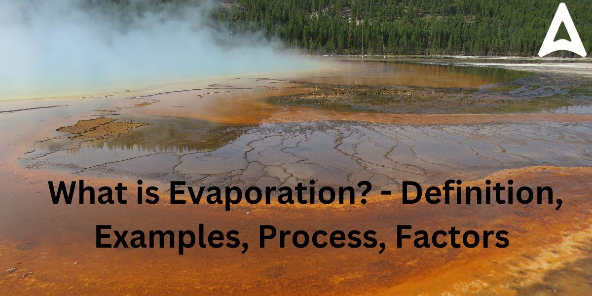 example of evaporation