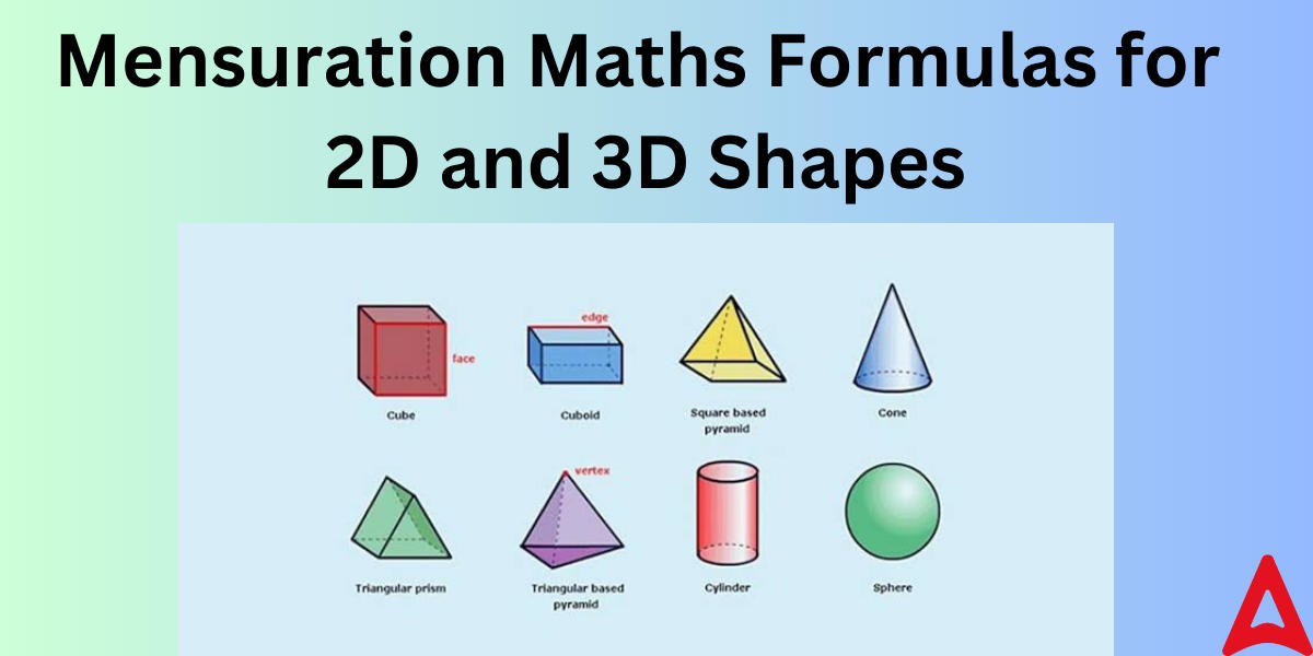 volume formulas for 3d shapes