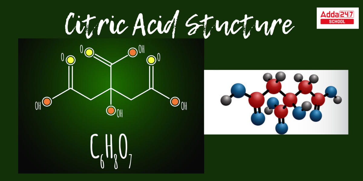 Anhydrous Citric Acid Chemical Structure