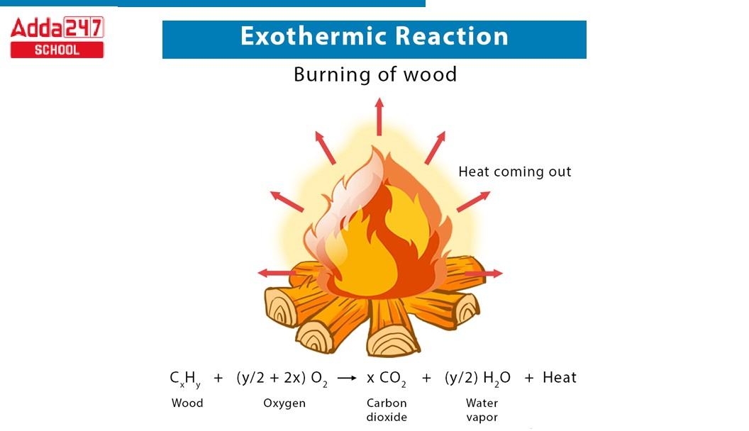 Exothermic reaction examples equation definition meaning