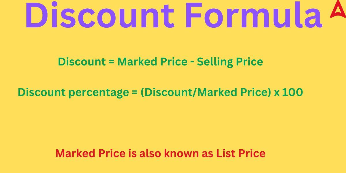 Discount Formula in Profit and Loss with Example for Class 8