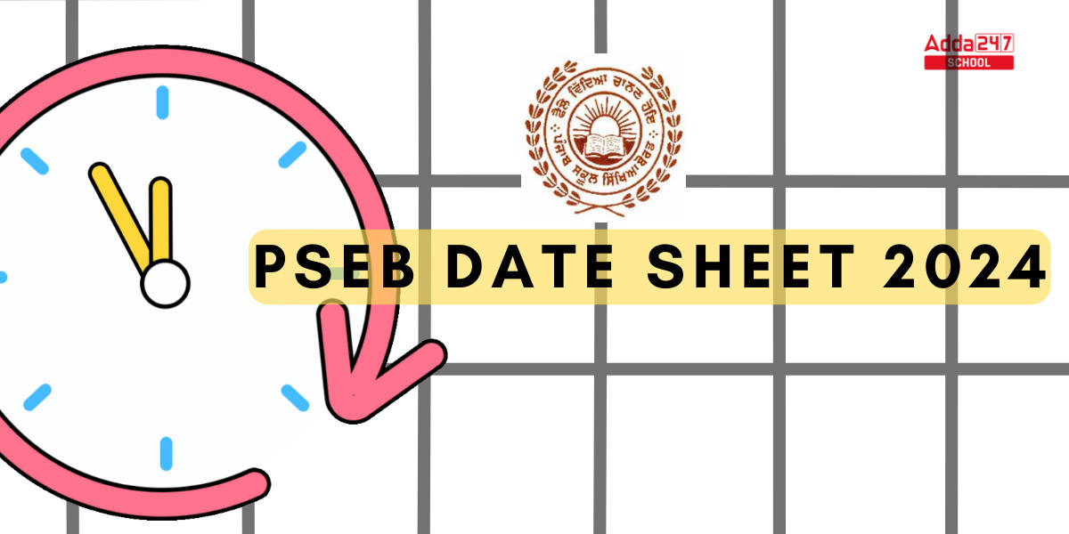 PSEB Date Sheet 2023 Punjab Board Exam Date 5th,8th,10th,12th