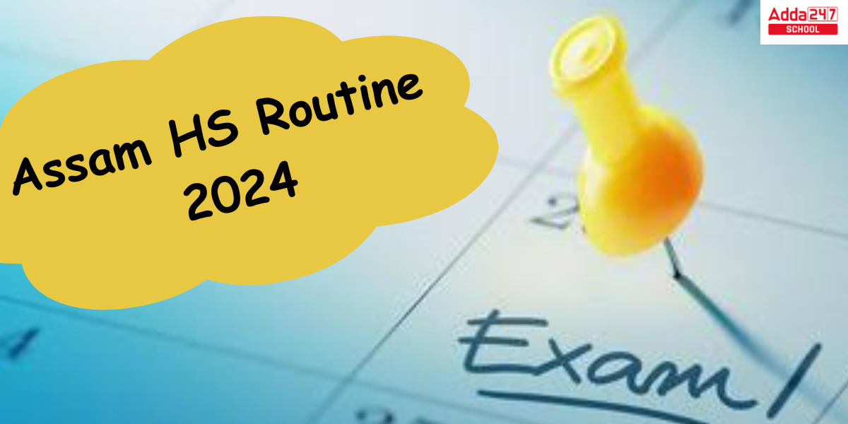 AHSEC Routine 2024 Out, Assam HS 2nd Year Exam Date PDF