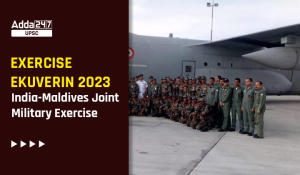 Exercise Ekuverin 2023, India-Maldives Joint Military Exercise