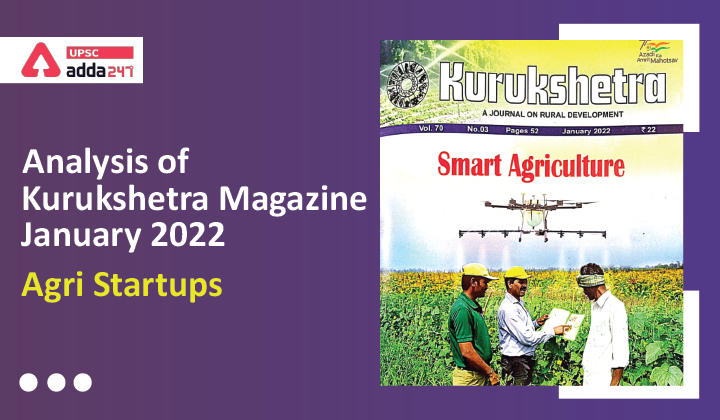 Analysis of Kurukshetra Magazine : Agri Startups_30.1