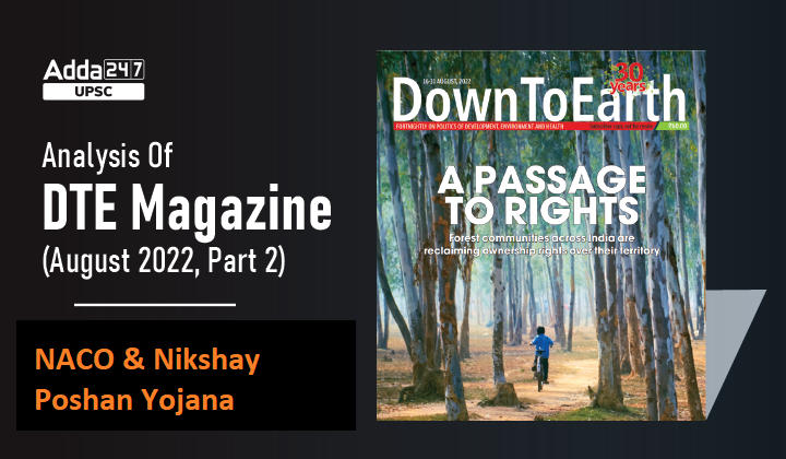 DTE Magazine(August 2022): NACO & Nikshay Poshan Yojana_30.1