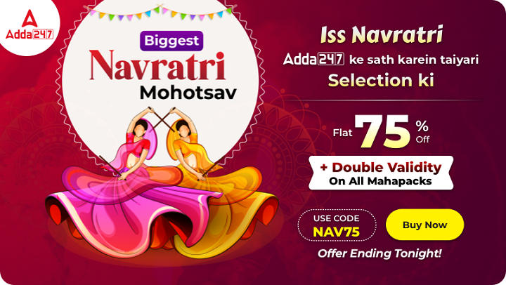 Adda247 Biggest Navratri Offer | Flat 75% Off & Double Validity on all Mahapacks_30.1