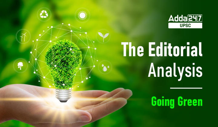 The Editorial Analysis: Going Green_30.1