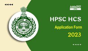 HPSC HCS Application Form 2023