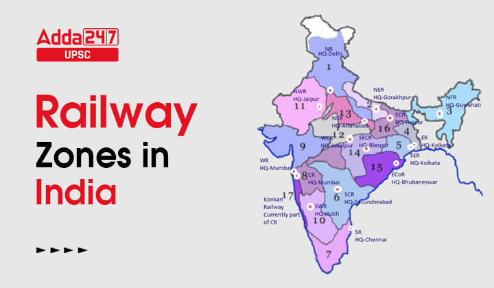 3. Railway Zones In India 