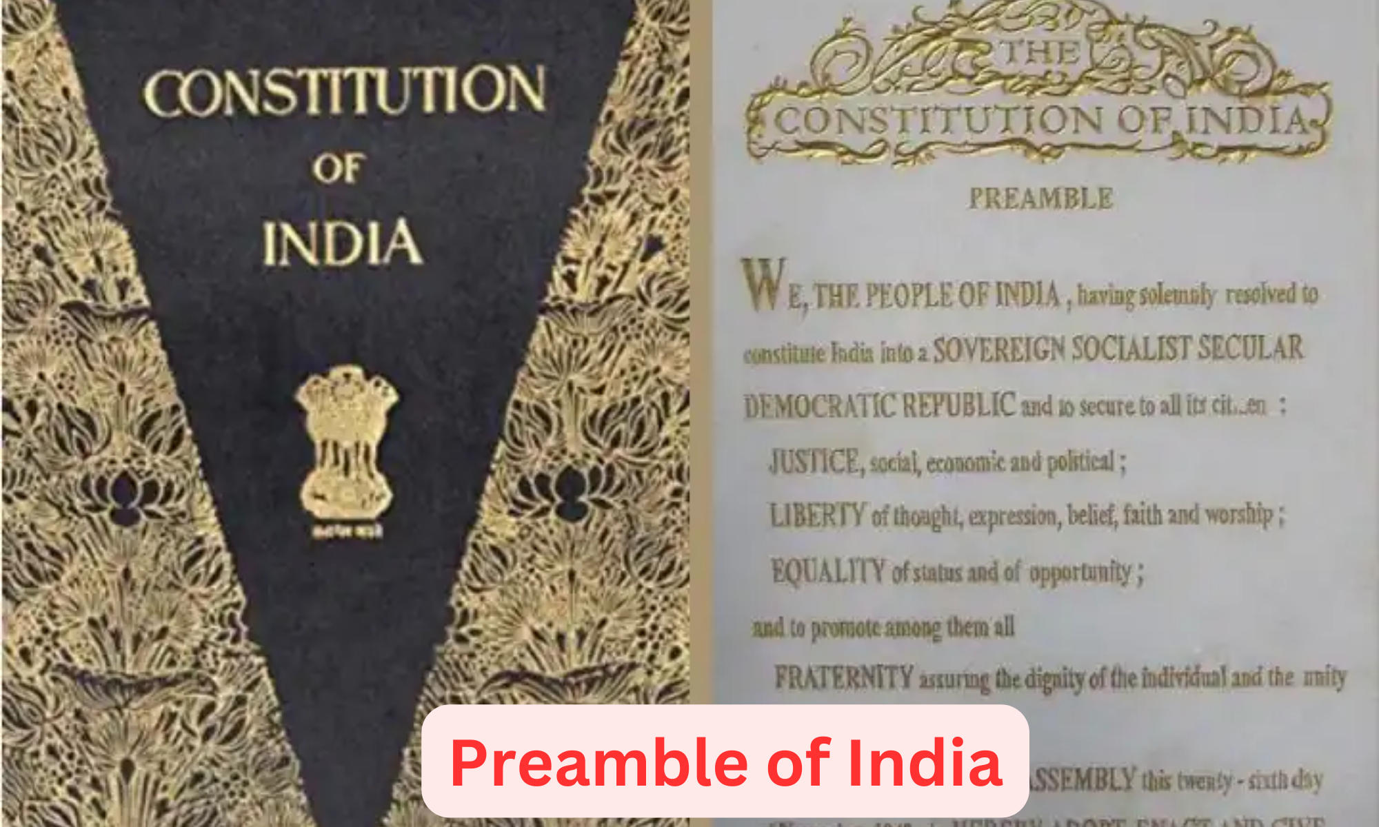 Preamble Of Indian Constitution