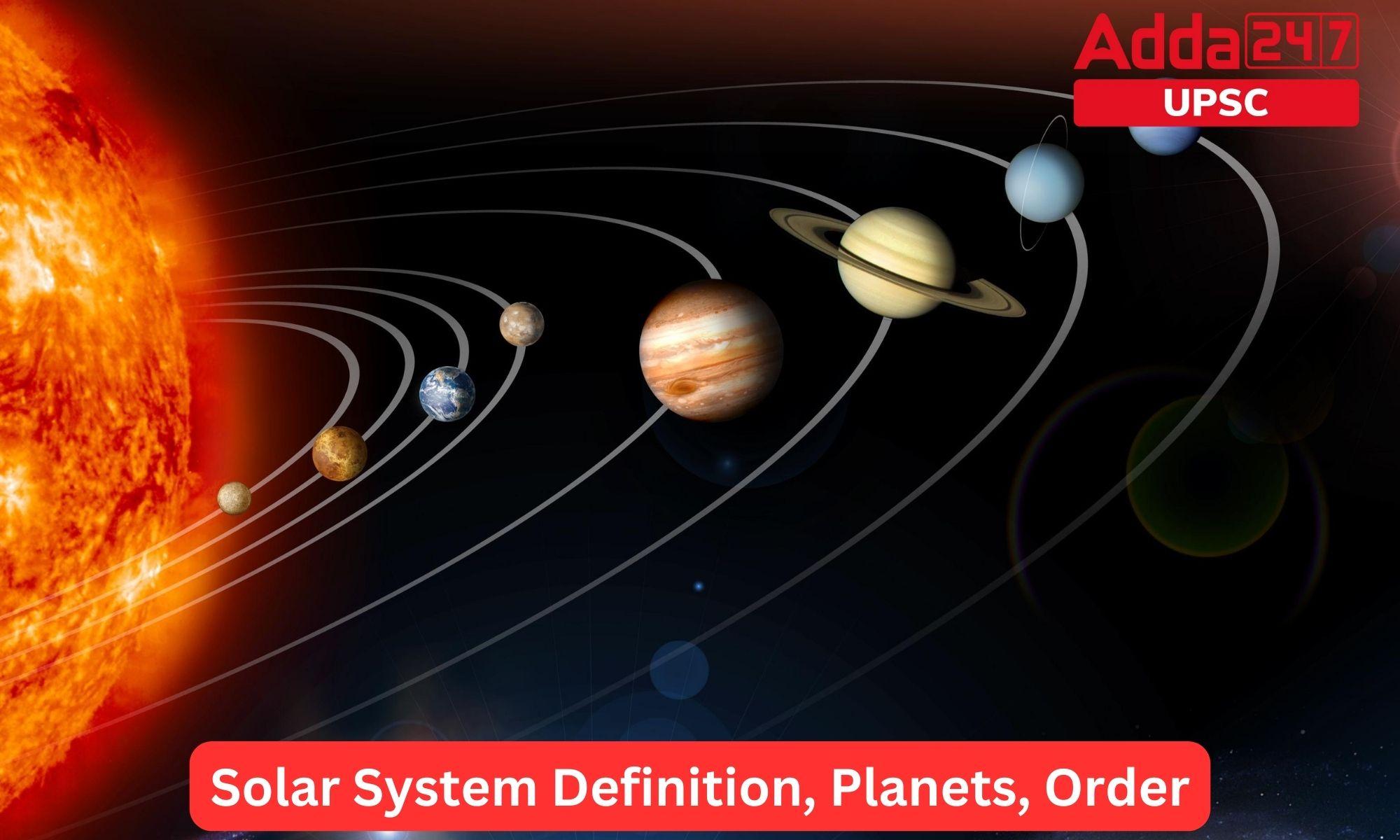 Solar System Definition, Planets, Order, Sun, Moon, Stars_30.1