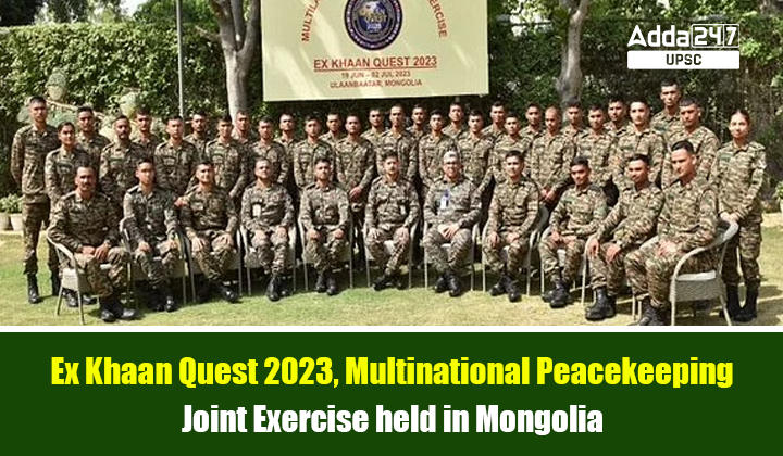 Ex Khaan Quest 2023 Multinational Peacekeeping Joint Exercise Held In