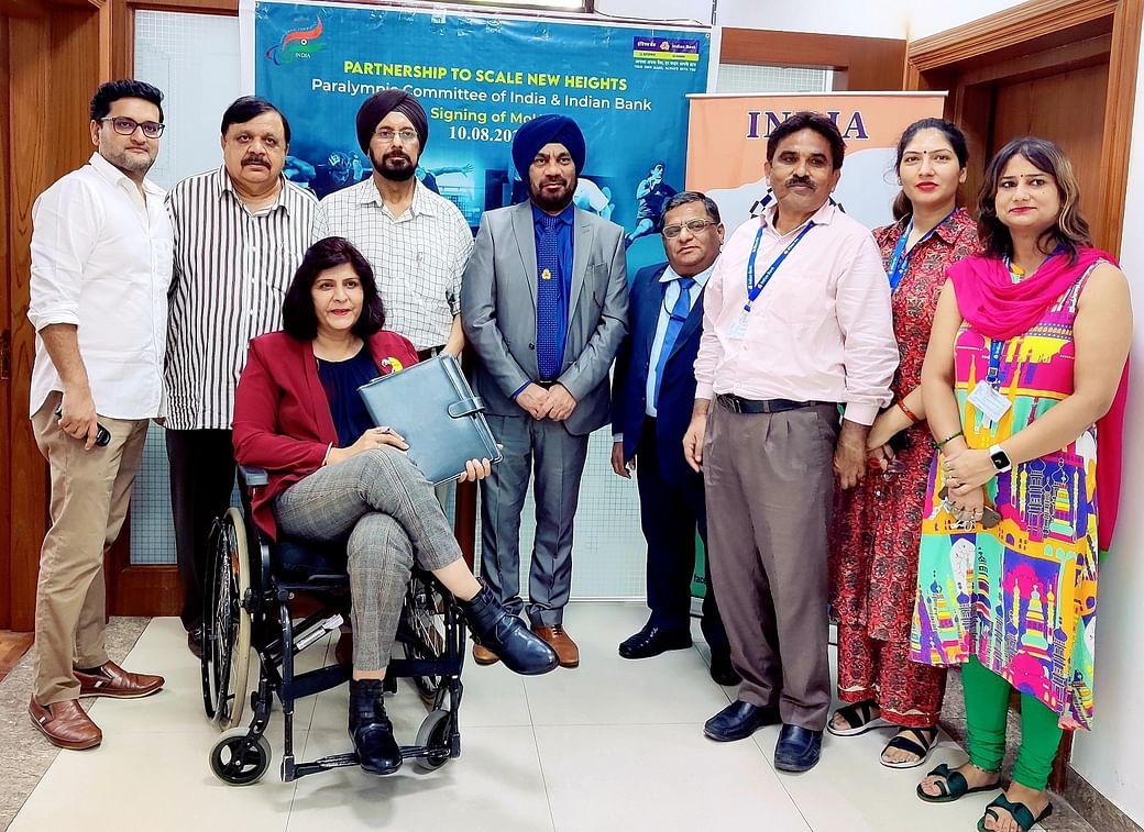 Indian Bank signs MoU with Paralympic Committee | ইন্ডিয়ান ব্যাঙ্ক প্যারালিম্পিক কমিটির সঙ্গে সমঝোতা MoU সাক্ষর করেছে_30.1