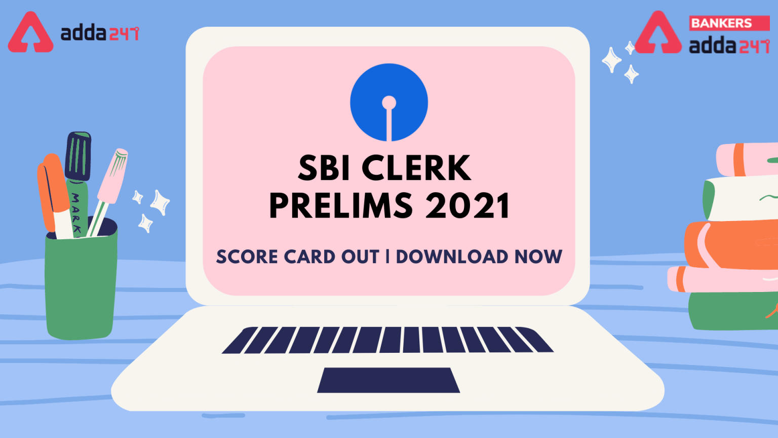 SBI Clerk Prelims Exam Score Card 2021_30.1