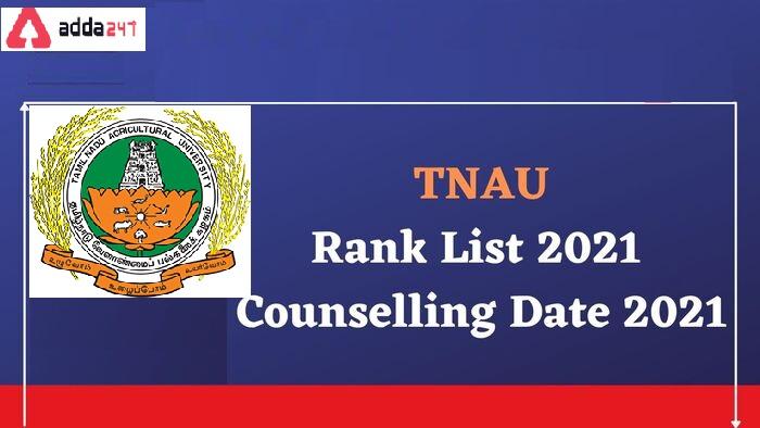 TNAU Rank List 2021-22 Out, Tamil Nadu Agri Rank List PDF Download_30.1