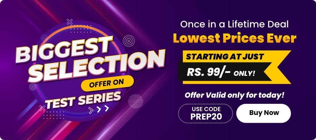 Biggest Selection Offer - Lowest Prices on Test Series_30.1