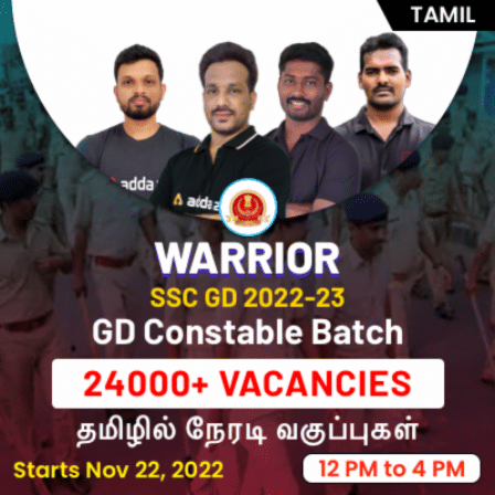WARRIOR SSC GD 2022-23 GD Constable Batch Online Live Classes By in Tamil_30.1
