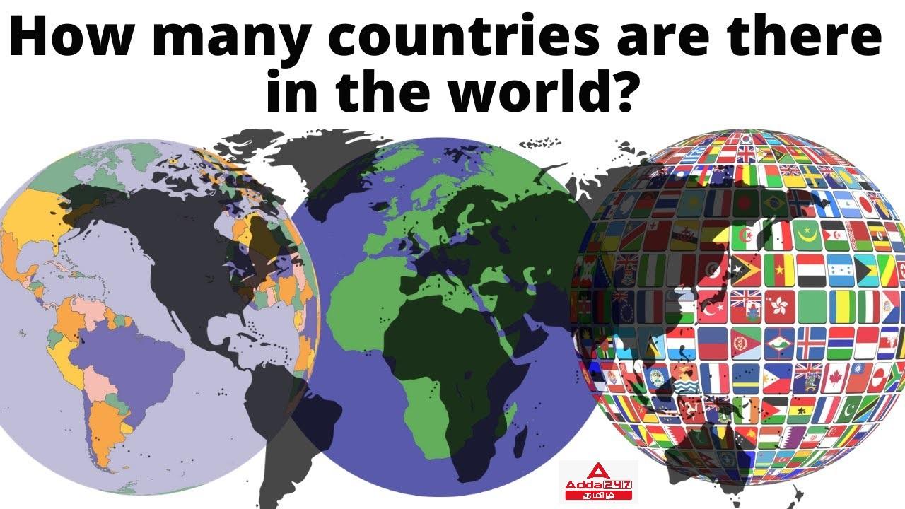 How many Countries are there in the World?_30.1