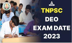 TNPSC DEO Exam Date 2023