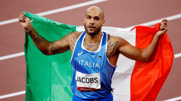 Italy's Marcell Jacobs wins men's 100m gold at Tokyo Olympics 2020 | టోక్యో ఒలింపిక్స్ 2020 లో పురుషుల 100 మీటర్ల స్వర్ణాన్ని ఇటలీకి చెందిన మార్సెల్ జాకబ్స్ గెలుచుకున్నాడు_30.1