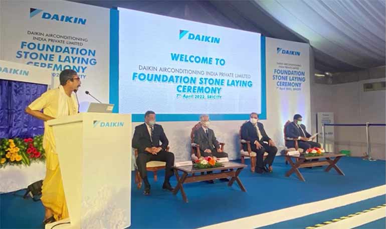 Daikin lays foundation stone for its AC plant in Sri City_30.1