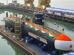 INS Vagsheer submarine launch|INS వాగ్‌షీర్ జలాంతర్గామి ప్రయోగం_30.1