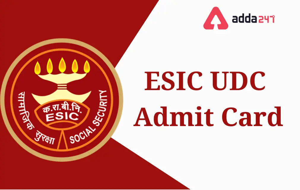 ESIC UDC Mains Admit Card Download link_30.1