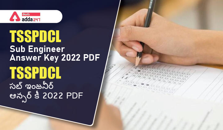 TSSPDCL Sub Engineer Answer Key 2022 PDF_30.1