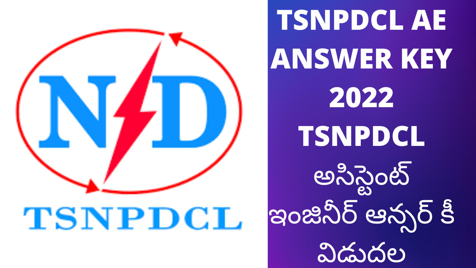 TSNPDCL Assistant Engineering Answer Key 2022_30.1
