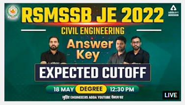 RSMSSB JE Civil Question Paper 2022, Check First Impression & Difficulty Level of RSMSSB JE Civil Exam_60.1
