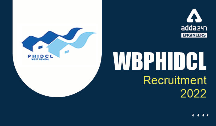 WBPHIDCL Recruitment 2022 Sub Assistant Engineer, Download WBPHIDCL Notification PDF_30.1