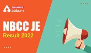 NBCC JE Result 2022