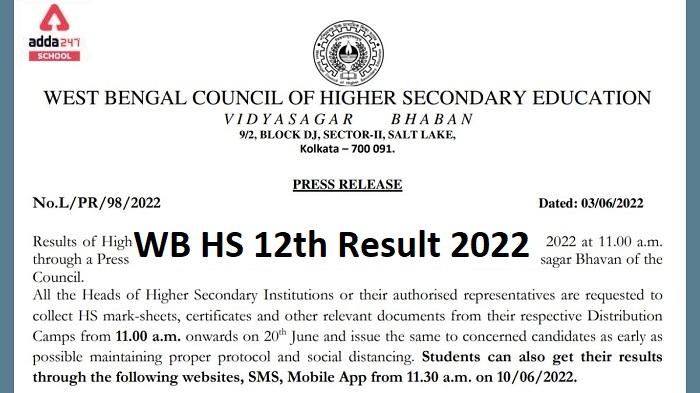 WB HS 12th Result 2022- West Bengal Board WBCHSE Result @wbresults.nic.in_30.1