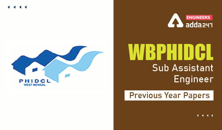 WBPHIDCL Sub Assistant Engineer Previous Year Papers, Download PDF_30.1