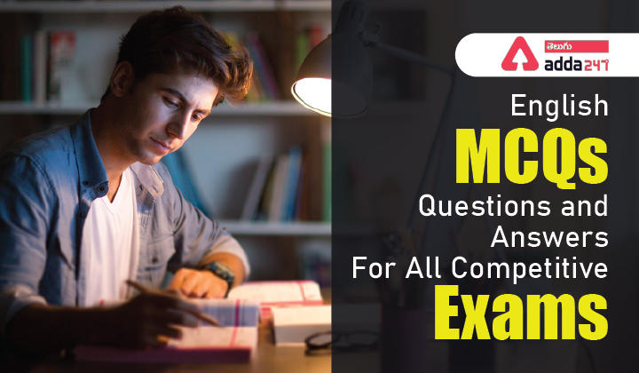 English Quiz MCQS Questions And Answers 2 August 2022, For All Competitive Exams_30.1